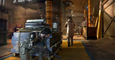 Adam Jensen video game Deus Ex: Mankind Divided HD Desktop Wallpaper | Background Image