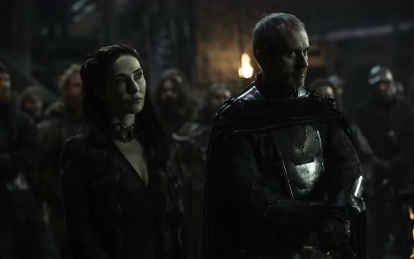 Stephen Dillane Stannis Baratheon Carice van Houten Melisandre (Game of Thrones) TV Show Game Of Thrones HD Desktop Wallpaper | Background Image