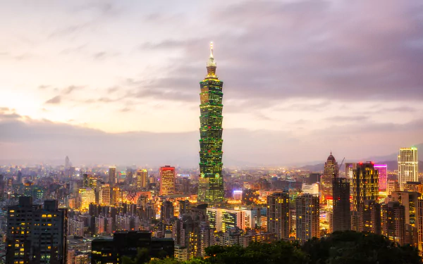 skyscraper building light cityscape city Taiwan Taipei man made Taipei 101 HD Desktop Wallpaper | Background Image