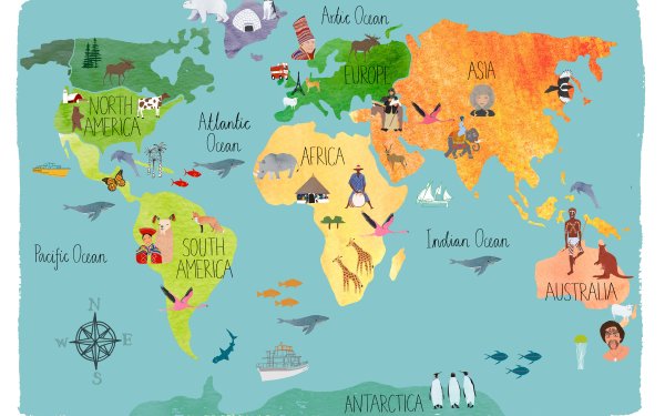 Misc World Map Map HD Wallpaper | Background Image