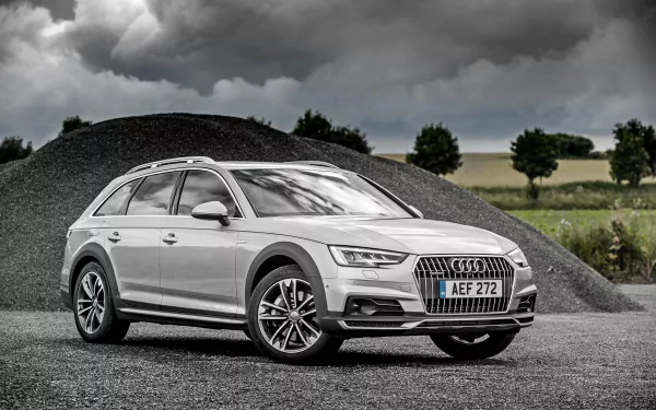 silver car car Audi vehicle Audi A4 HD Desktop Wallpaper | Background Image