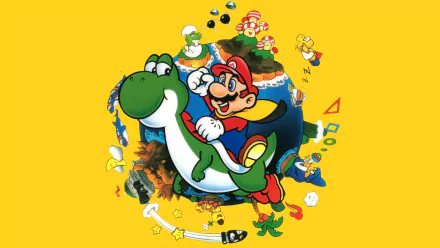 video game Super Mario World HD Desktop Wallpaper | Background Image