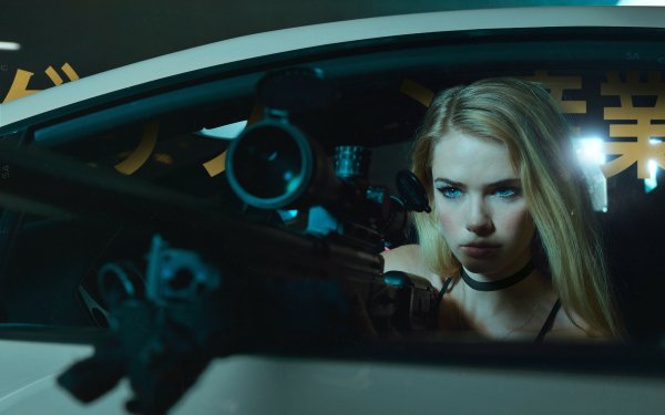 Women Girls & Guns Blonde Blue Eyes Sniper Rifle HD Wallpaper | Background Image