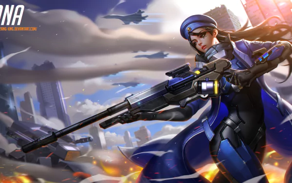 Ana (Overwatch) video game Overwatch HD Desktop Wallpaper | Background Image