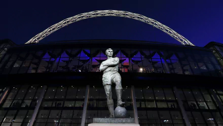 statue London Wembley stadium soccer Sports HD Desktop Wallpaper | Background Image