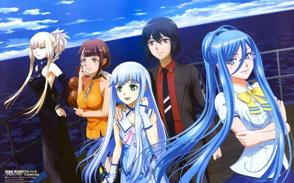 Anime Arpeggio of Blue Steel Iona Kongou Takao Hyuuga Gunzou Chihaya HD Wallpaper | Background Image