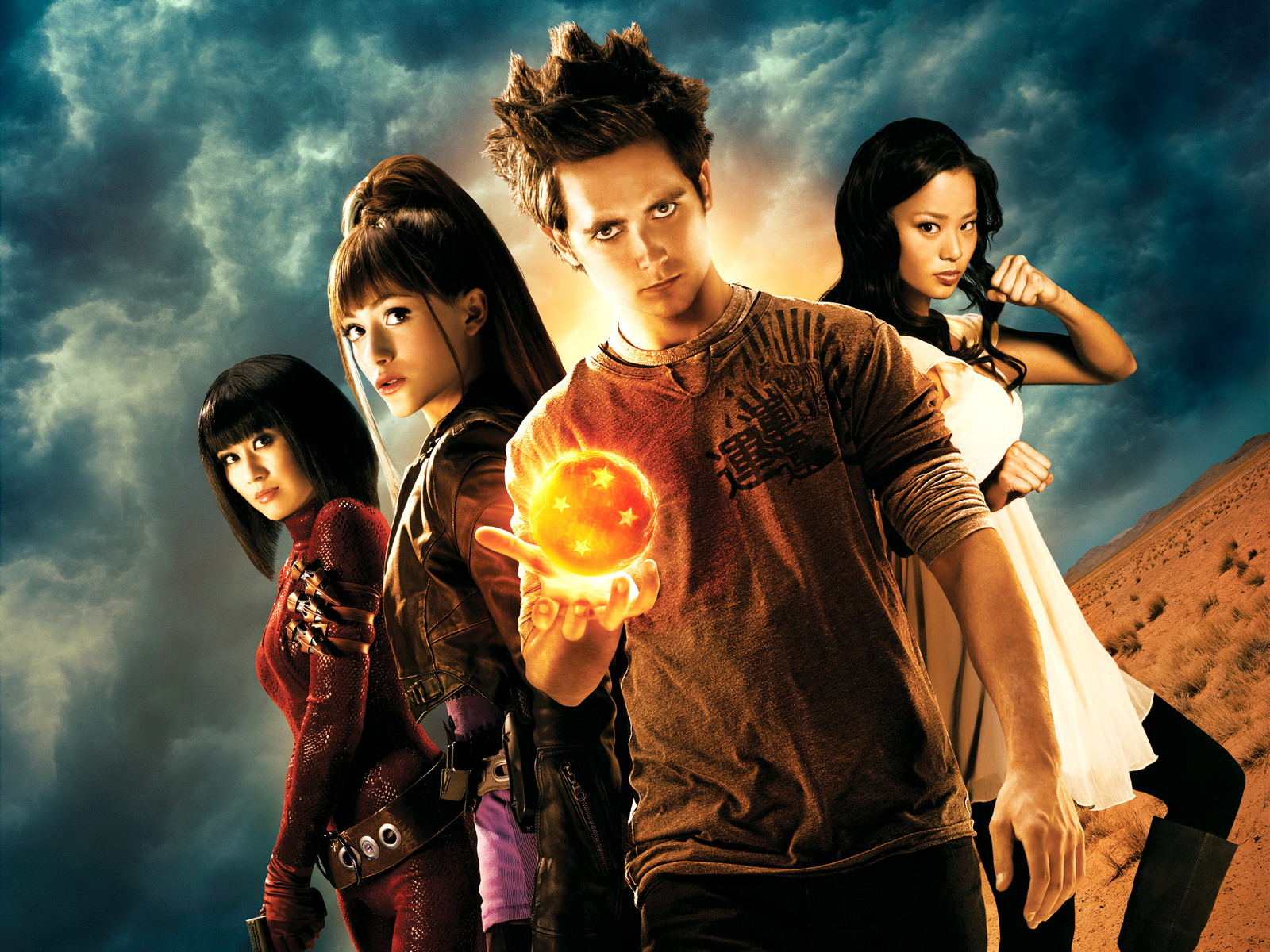 Dragon Ball Evolution HD Wallpaper Featuring Bulma And Goku Dragon Ball Evolution HD Wallpaper Featuring Bulma And Goku