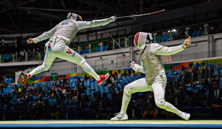 fencing Sports HD Desktop Wallpaper | Background Image