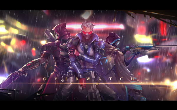 Video Game Overwatch Soldier: 76 Reaper Ana HD Wallpaper | Background Image
