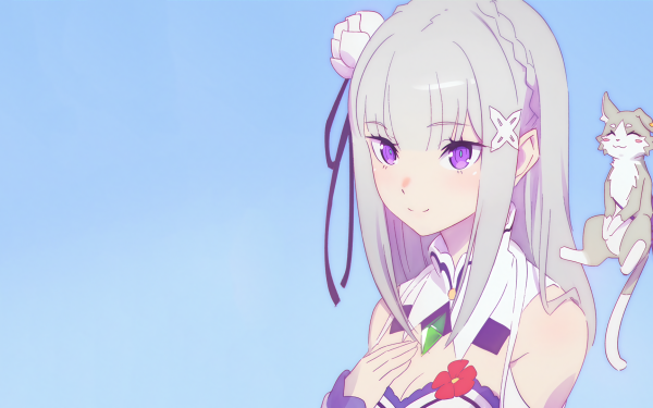 Anime Re:ZERO -Starting Life in Another World- Emilia Pack HD Wallpaper | Background Image