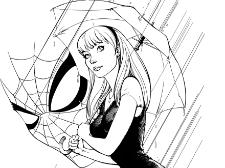 Comic Gwen Stacy HD Desktop Wallpaper | Background Image