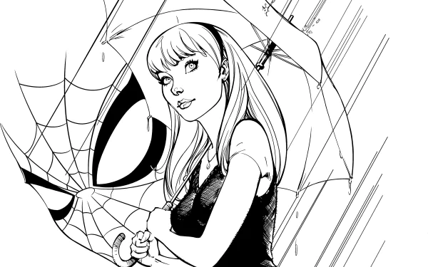 Comic Gwen Stacy HD Desktop Wallpaper | Background Image