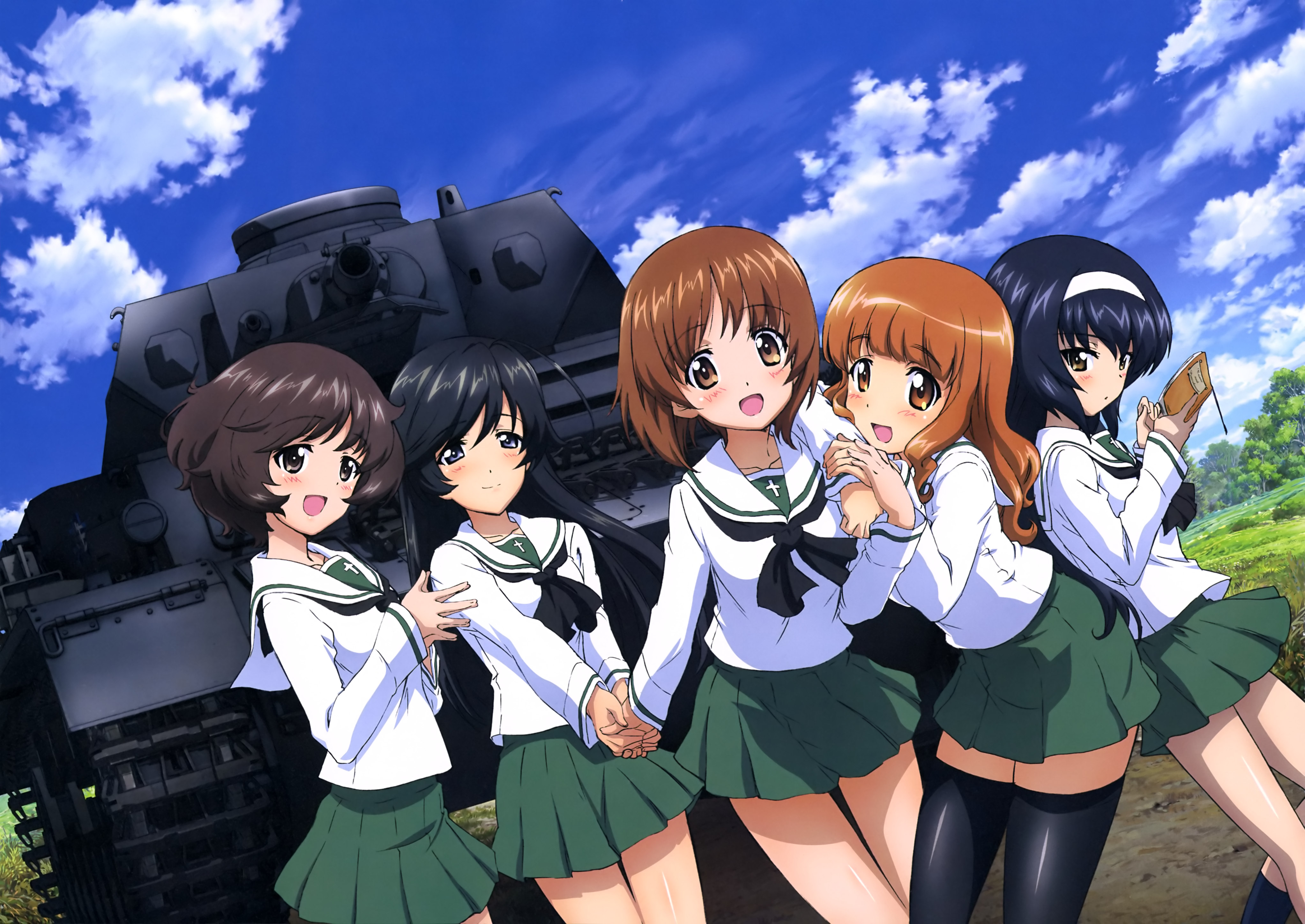 Girls Und Panzer 4k Ultra Hd Wallpaper Background Image 4090x2895 9488