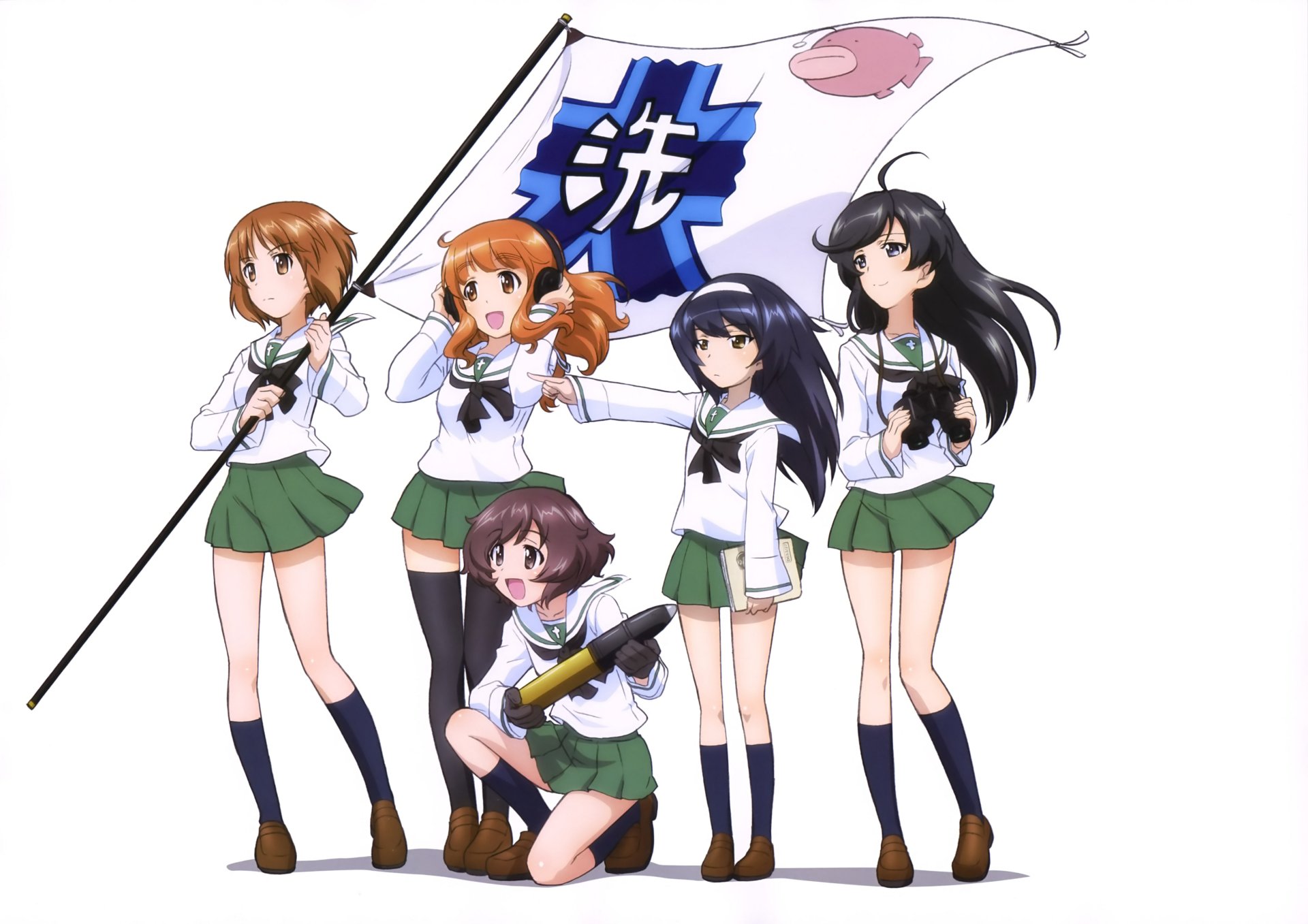 Girls und panzer обои