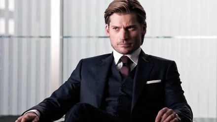 suit Danish actor Celebrity Nikolaj Coster-Waldau HD Desktop Wallpaper | Background Image