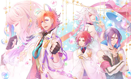 Anime Binary Star HD Desktop Wallpaper | Background Image