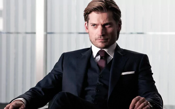 suit Danish actor Celebrity Nikolaj Coster-Waldau HD Desktop Wallpaper | Background Image