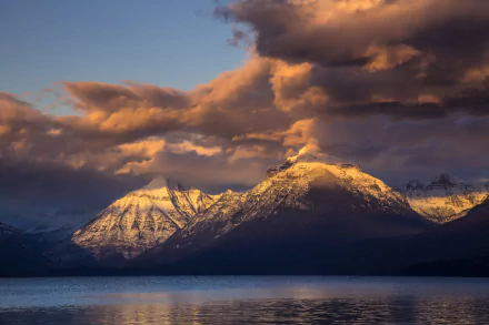  Mount Brown in the Lewis Range, Glacier National Park USA by skeeze