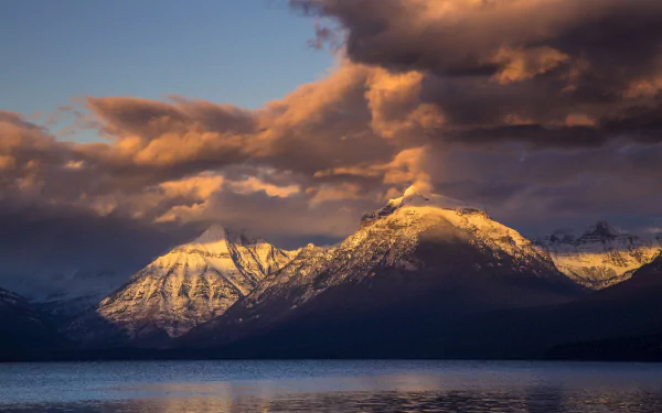  Mount Brown in the Lewis Range, Glacier National Park USA by skeeze