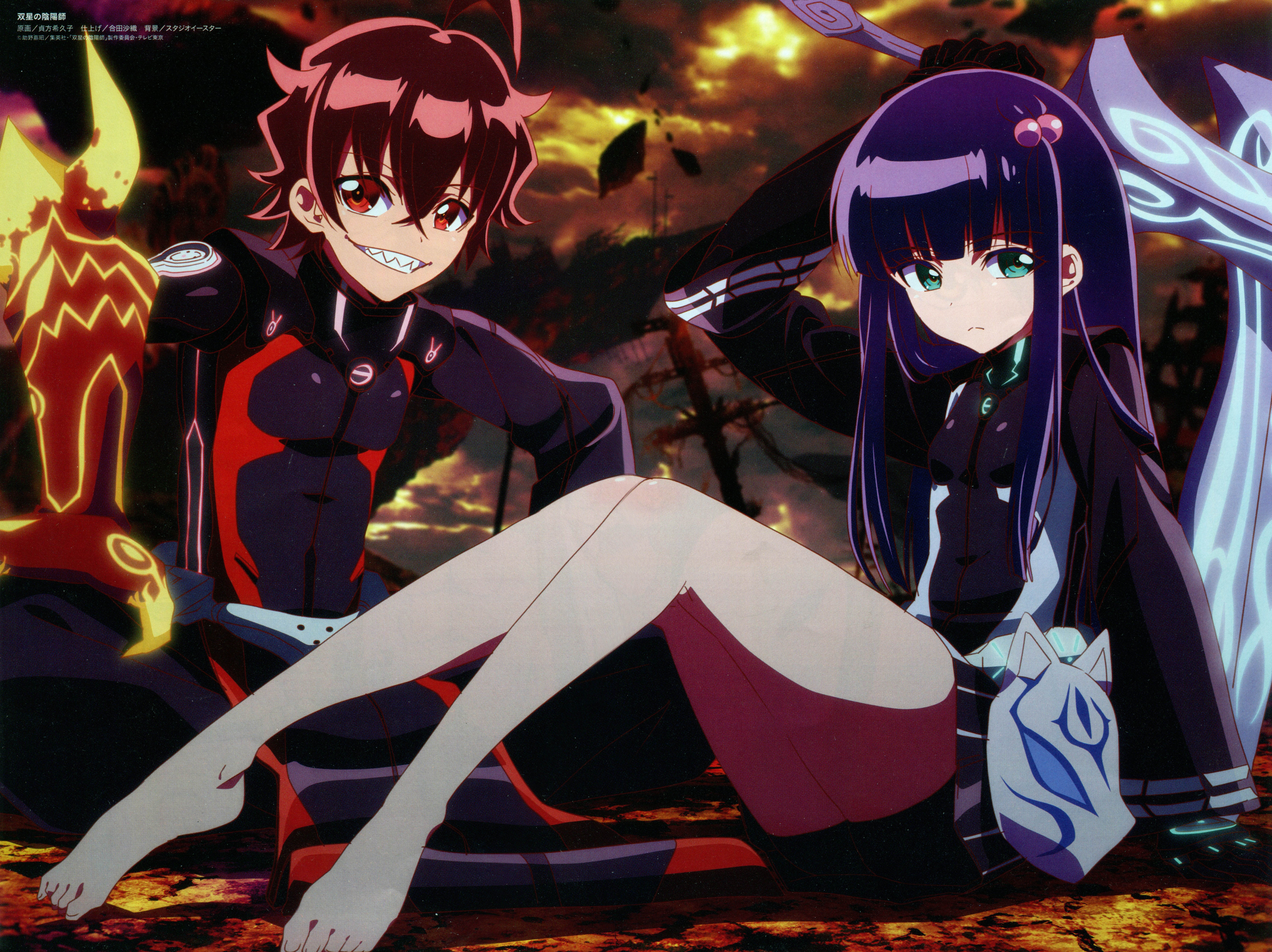 Anime Twin Star Exorcists HD Wallpaper by Yoshiaki Sukeno