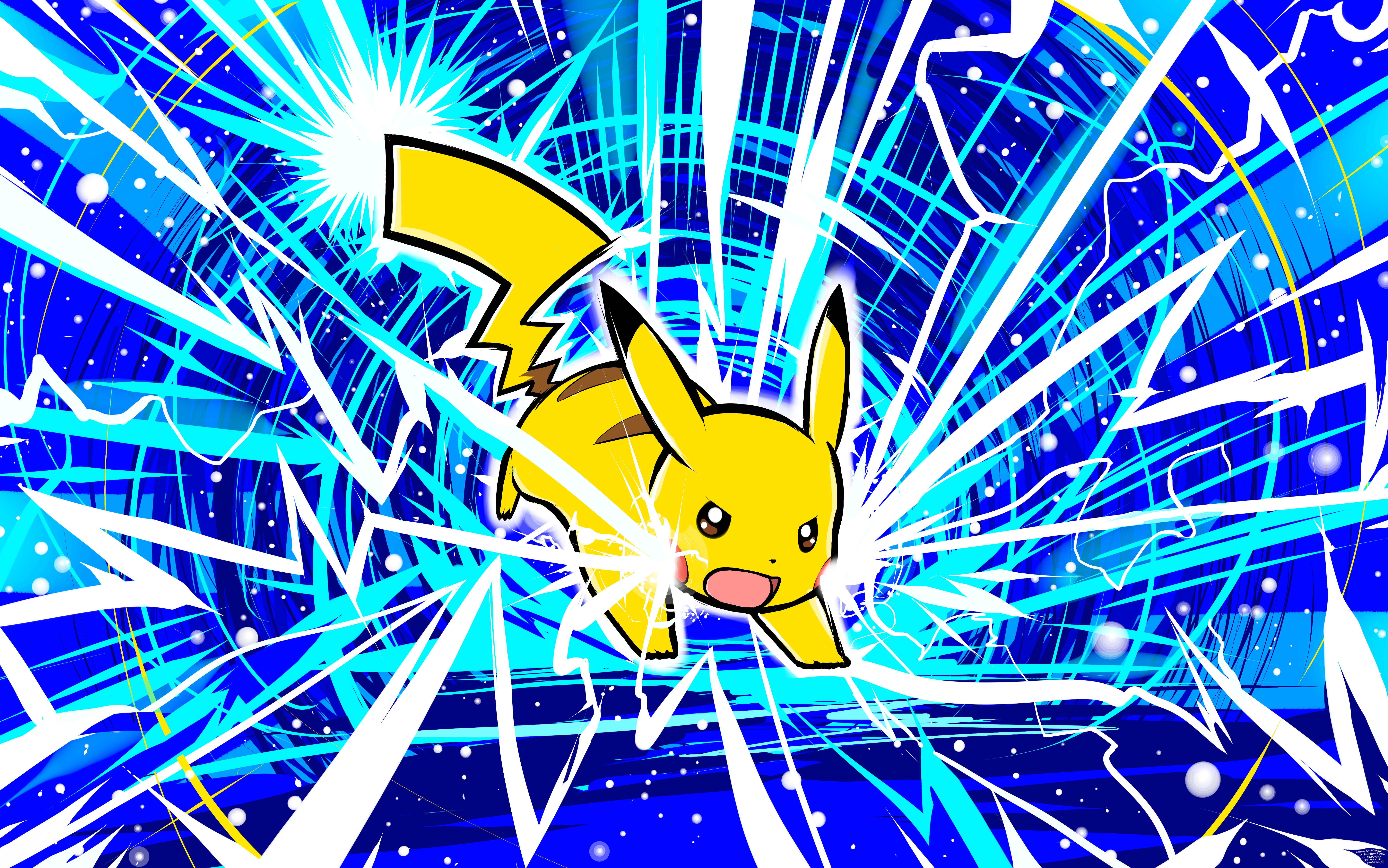 pokemon pikachu thunderbolt