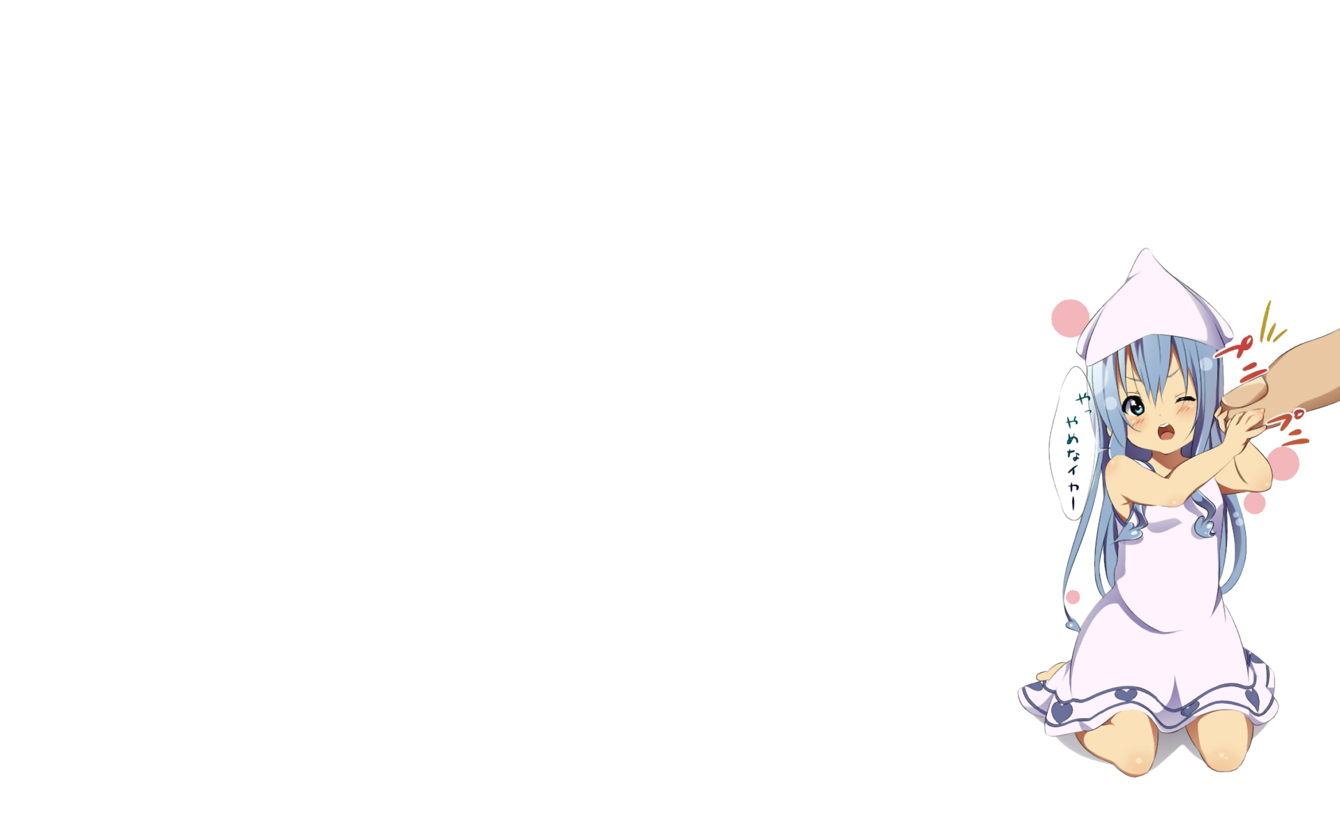 Download Ika Musume Anime Squid Girl HD Wallpaper