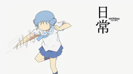 Mio Naganohara Anime Nichijō HD Desktop Wallpaper | Background Image