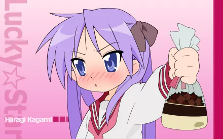 Kagami Hiiragi Anime Lucky Star HD Desktop Wallpaper | Background Image