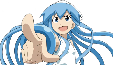 Anime Squid Girl HD Desktop Wallpaper | Background Image