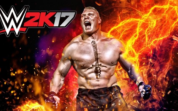 Video Game WWE 2K17 Brock Lesnar WWE HD Wallpaper | Background Image