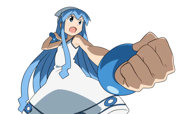 Ika Musume Anime Squid Girl HD Desktop Wallpaper | Background Image