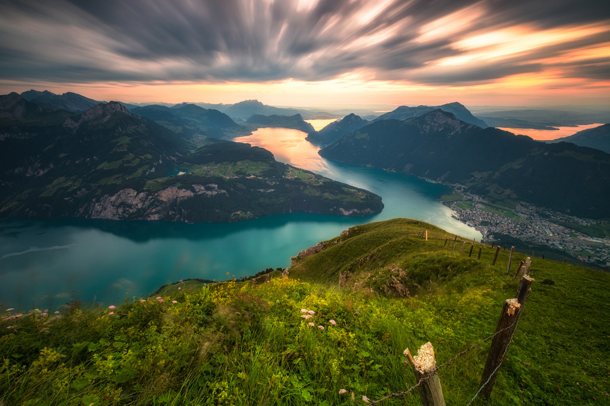 Swiss Alps Landscape by Oliver Wehrli