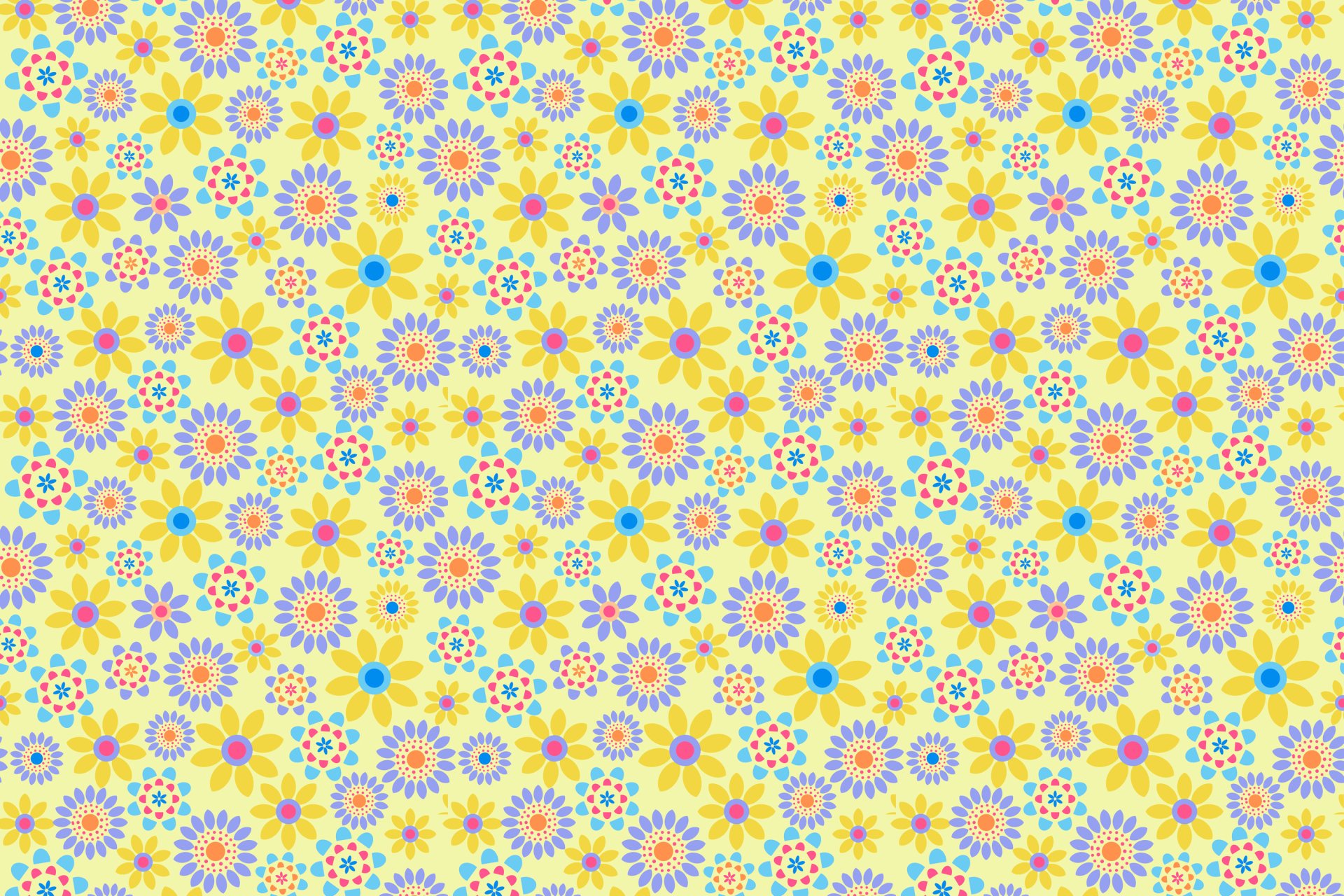 Download Pattern Floral Artistic Flower HD Wallpaper