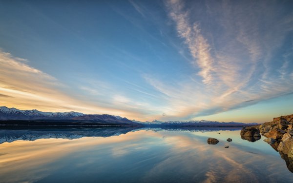 Earth Reflection Nature Sky Cloud Landscape Horizon Lake HD Wallpaper | Background Image