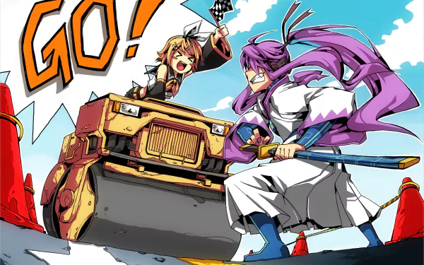 Kamui Gakupo Rin Kagamine Anime Vocaloid HD Desktop Wallpaper | Background Image