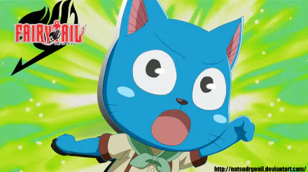 Happy (Fairy Tail) Anime Fairy Tail HD Desktop Wallpaper | Background Image