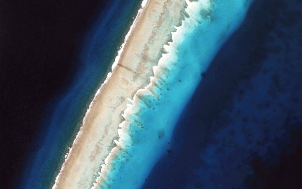 Earth Beach Aerial Ocean HD Wallpaper | Background Image