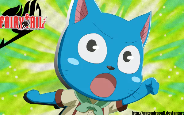 Happy (Fairy Tail) Anime Fairy Tail HD Desktop Wallpaper | Background Image