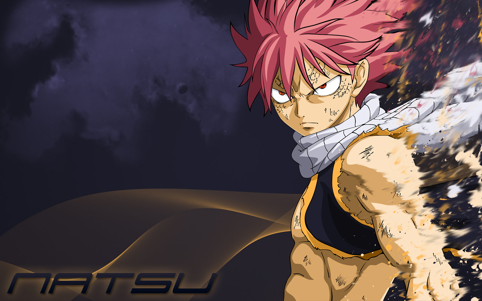 Natsu Dragneel — Flame of Fairy Tail (HD Wallpaper) by BMGoomes, image size:1920x1200
