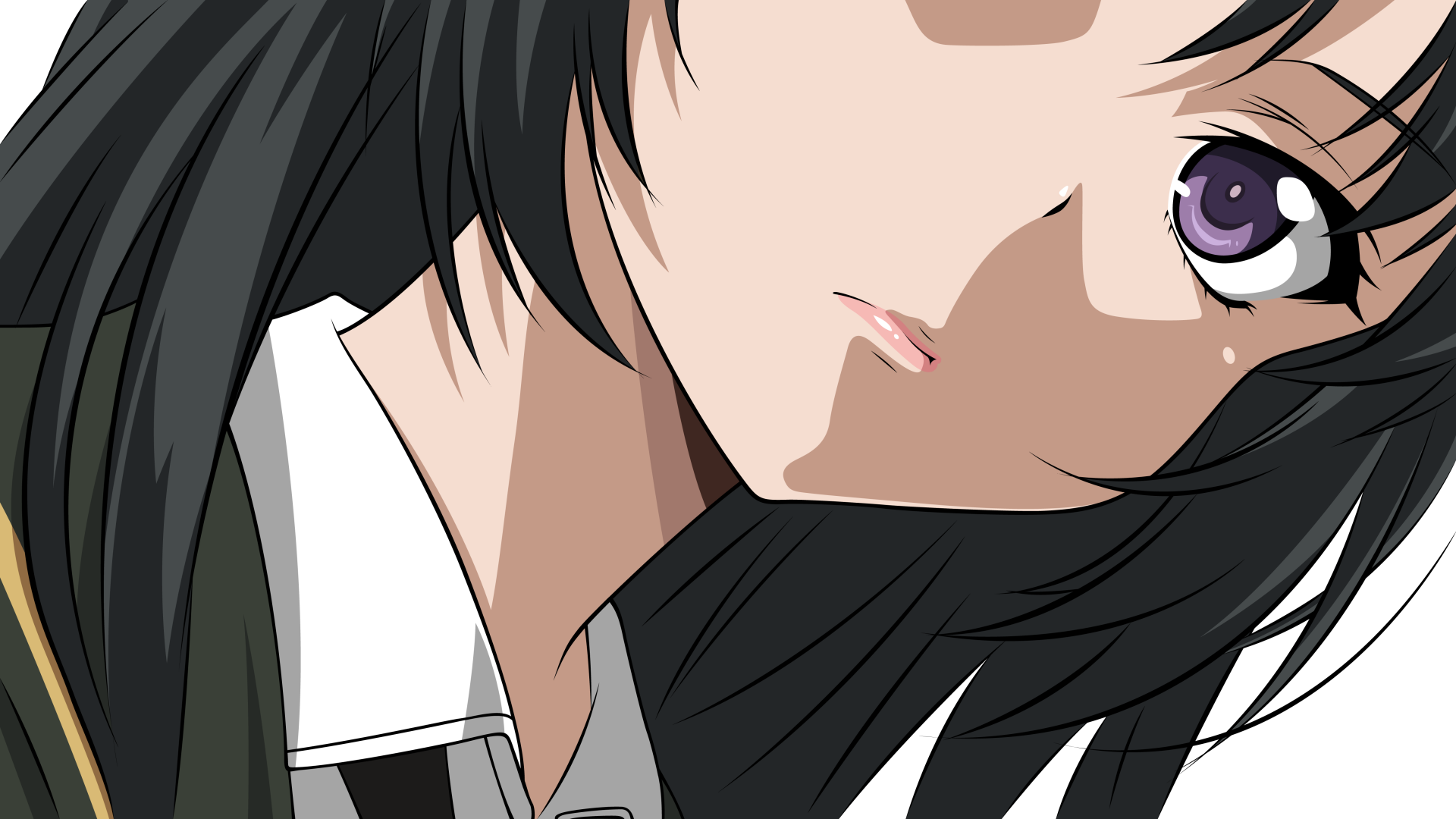 Close-up of Yozora Mikazuki from the anime Boku Wa Tomodachi Ga Sukunai, rendered in 4K Ultra HD for a PC desktop wallpaper background.