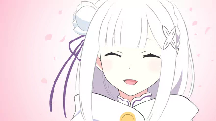 Emilia (Re:ZERO) Anime Re:Zero - Starting Life in Another World HD Desktop Wallpaper | Background Image
