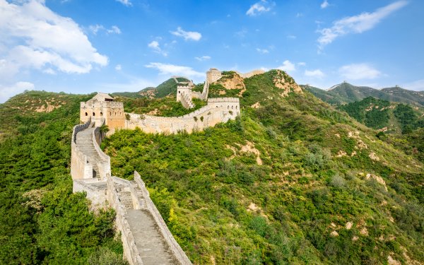 Construction Humaine Grande Muraille de Chine Monuments Chine Paysage Monument Fond d'écran HD | Image