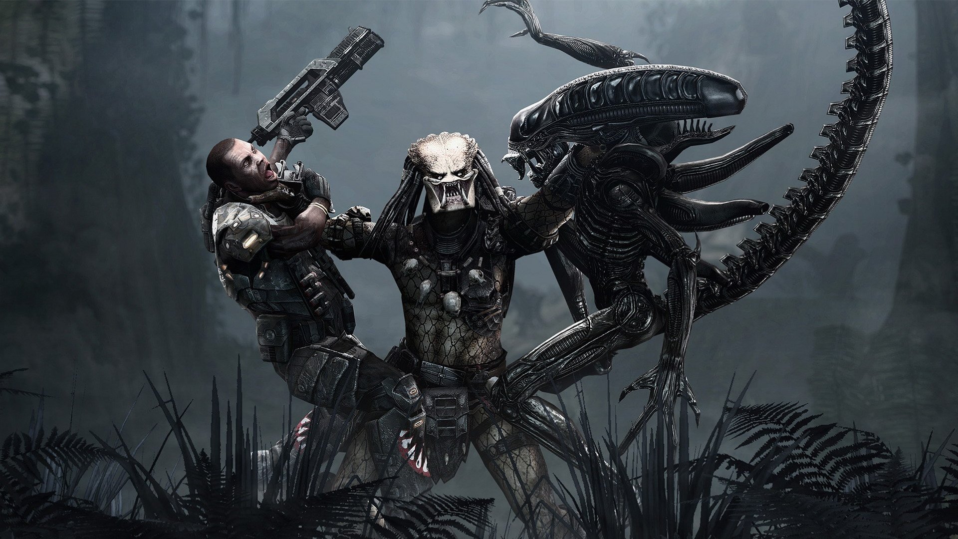 Video Game Aliens Versus Predator: Extinction HD Wallpaper | Background Image