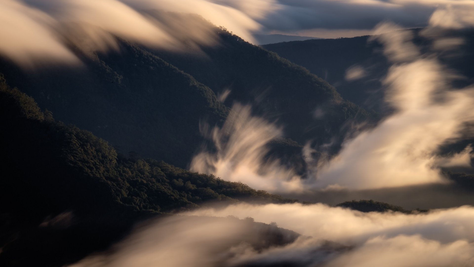 Download Landscape Mountain Nature Fog HD Wallpaper by Duncan Fawkes