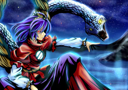 Kanako Yasaka Anime Touhou HD Desktop Wallpaper | Background Image