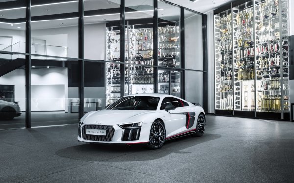 Vehicles Audi R8 V10 Audi Audi R8 Car White Car Supercar HD Wallpaper | Background Image