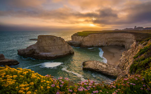  Shark Fin Cove on the Coast of Santa Cruz, California