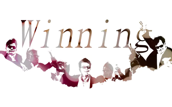 Motivational HD wallpaper featuring silhouettes with a Winning theme for desktop background.