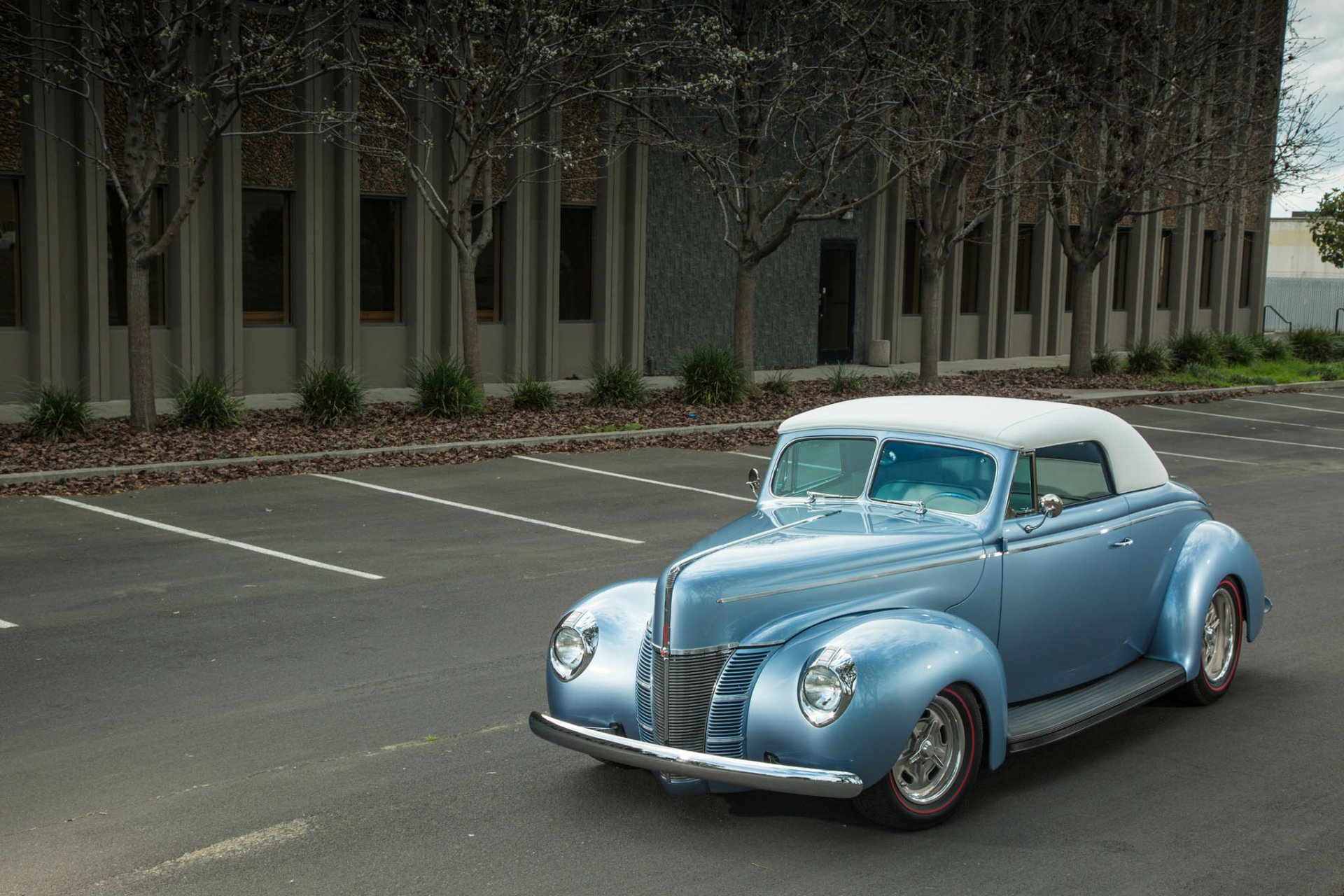 Download Vintage Car Hot Rod 1940 Ford Convertible Vehicle Ford Convertible HD Wallpaper