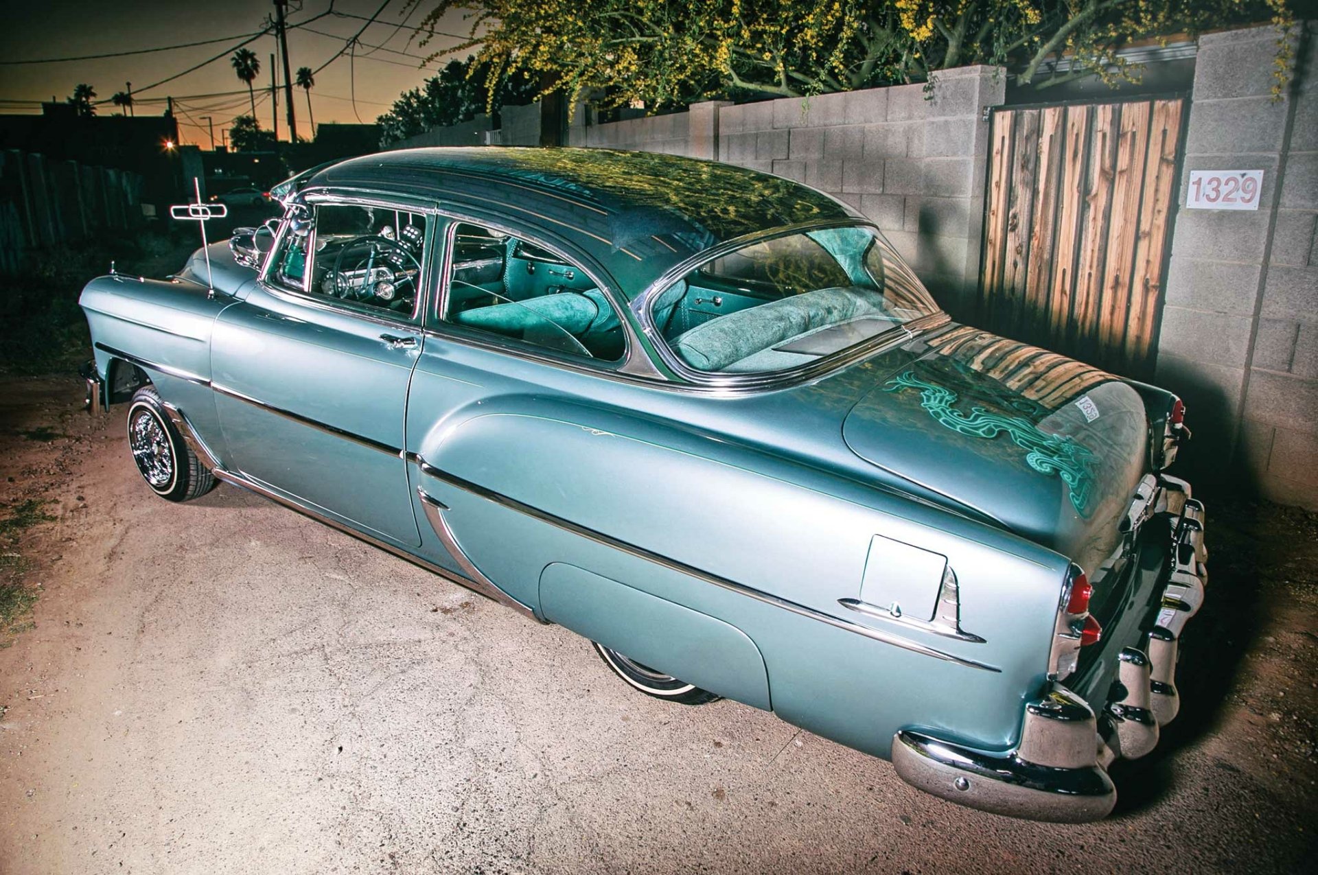 Download Muscle Car Lowrider 1953 Chevrolet 210 Vehicle Chevrolet 210 HD Wallpaper